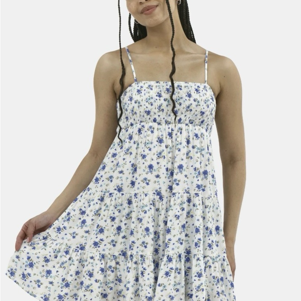Spaghetti Strap Floral Dress